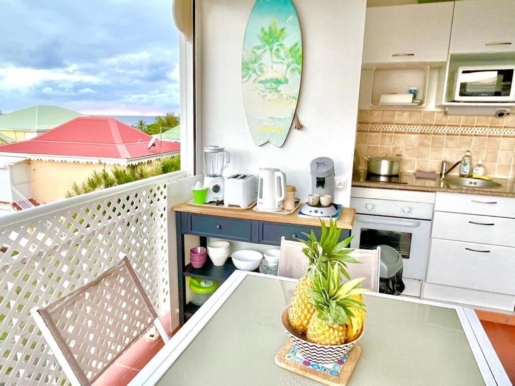 Guadeloupe- Saint-Francois- Residence Anse Des Rochers - Appartement Quart De Villa Etage - Vue Mer- 4 Personnes - Lit Bebe Sur Demande - Citerne Et Wifi Prives -Animaux Ok-Acces Plage Direct -Apnee Bien-Etre Experience Sur Demande Avec Instructeur A Exterior photo